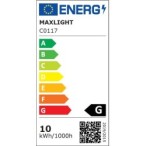 Lubinis šviestuvas Maxlight Organic 10W Chromas