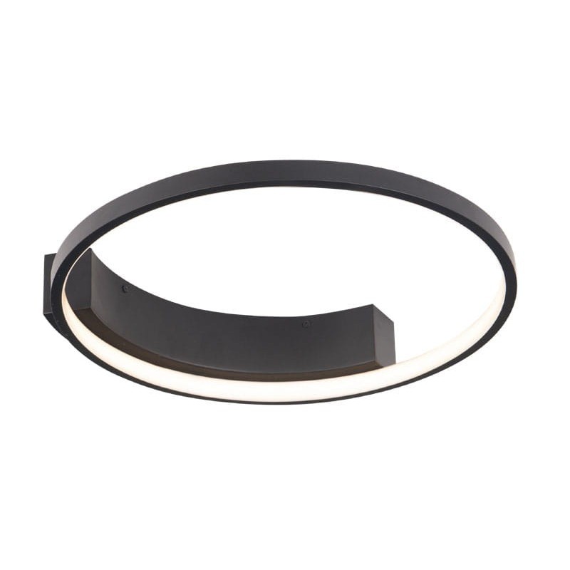 Lubinis šviestuvas VELVET Ø40cm Integruotas LED 25W Juodas