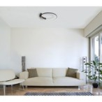 Lubinis šviestuvas VELVET Ø40cm Integruotas LED 25W Juodas