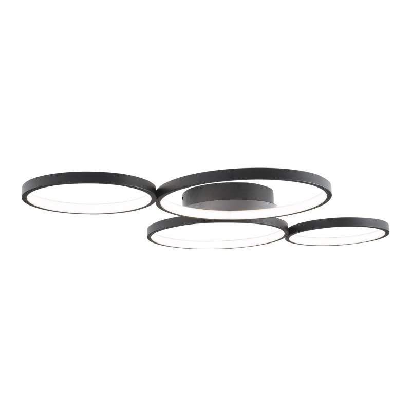 Lubinis šviestuvas Maxlight Velvet, Integruotas LED, 67W, Šilta balta, Juodas