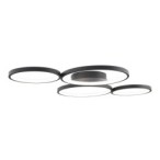 Lubinis šviestuvas Maxlight Velvet, Integruotas LED, 67W, Šilta balta, Juodas