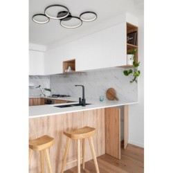 Lubinis šviestuvas Maxlight Velvet, Integruotas LED, 67W, Šilta balta, Juodas