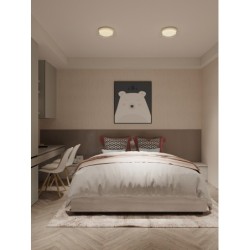 Lubinis šviestuvas Maxlight Duo 10W, Ø34cm, Baltas