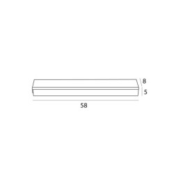 Linijinis šviestuvas Maxlight Flex 15W 58cm Juodas