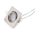 Įleidžiamas šviestuvas Maxlight Fine GU10 Šlifuoto metalo