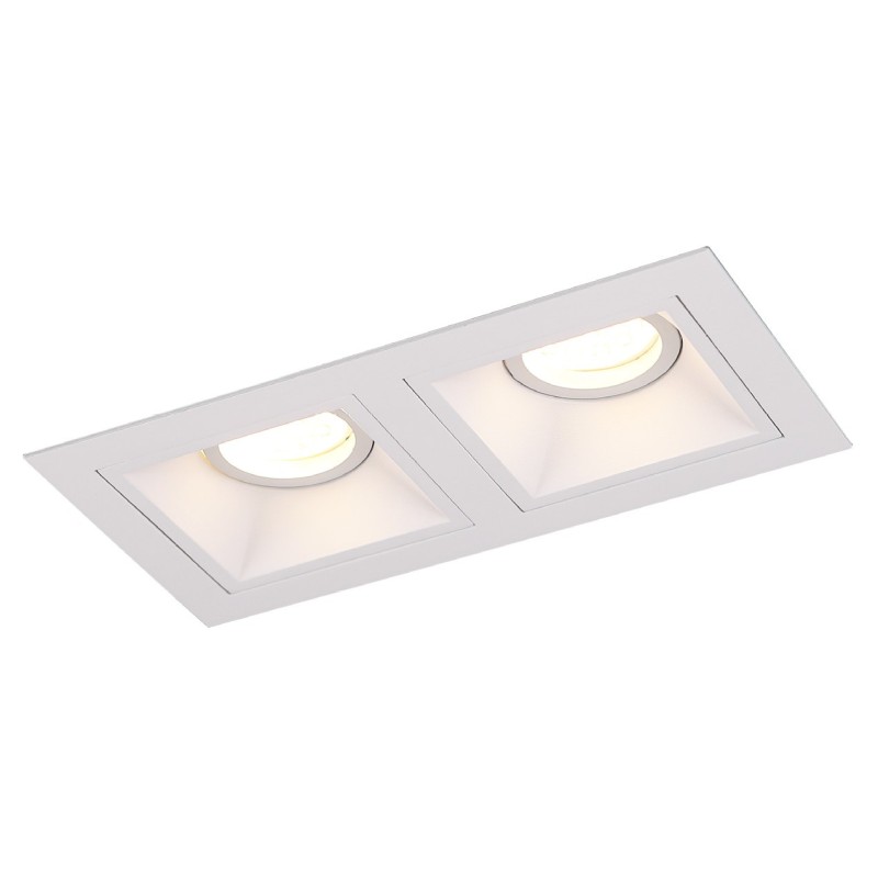 Įleidžiamas šviestuvas Maxlight Hit II 2xGU10 Baltas