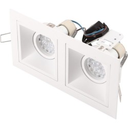 Įleidžiamas šviestuvas Maxlight Hit II 2xGU10 Baltas