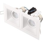 Įleidžiamas šviestuvas Maxlight Hit II 2xGU10 Baltas