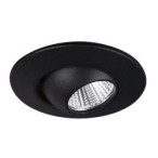 Įleidžiamas lubinis šviestuvas Yuca Integruotas LED 3W Juodas