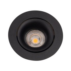 Įleidžiamas šviestuvo korpusas Maxlight Bellatrix Tilted 9W Juodas
