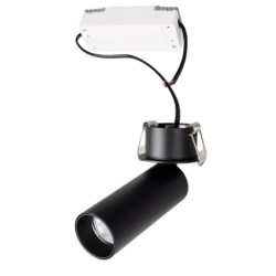 Maxlight Halo C Įleidžiamas lubinis šviestuvas Integruotas LED 7W Juodas
