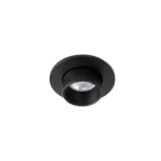Įleidžiamas šviestuvas Halo E Integruotas LED 6W Juodas