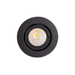 Įleidžiamas lubinis šviestuvas Rubio Integruotas LED 10W Juodas
