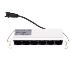 Taškinis šviestuvas Maxlight X-line H Integruotas LED 8W Baltas, Juodas