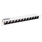 Linijinis šviestuvas Maxlight X-line Integruotas LED 15W Baltas, Juodas