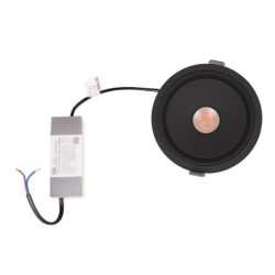 Įleidžiamas šviestuvas Vector 10W Juodas