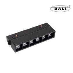 Maxlight MAGNETIC LIN Magnetinis linijinis šviestuvas Integruotas LED 5.5W 3000K Juodas DALI