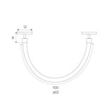Magnetinis bėginis šviestuvas Maxlight MAGNETIC DEC 15W 3000K Juodas