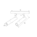 Magnetinis reflektorius MAGNETIC REF 2x5W Integruotas LED Baltas