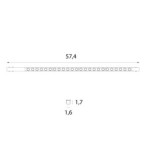 Magnetinis linijinis šviestuvas Maxlight MAGNETIC LIN 23.2W Juodas