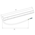 Maxlight MAGNETIC ACC maitinimo šaltinis DALI 100W Juodas
