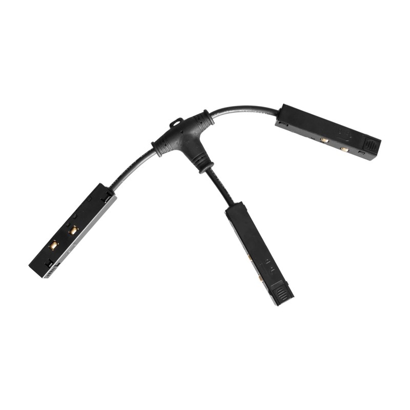 Maxlight Magnetinė T formos elektros jungtis MAGNETIC ACC Juoda