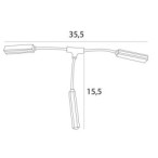 Maxlight Magnetinė T formos elektros jungtis MAGNETIC ACC Juoda