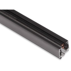 3 fazių bėgelis 100cm Juodas