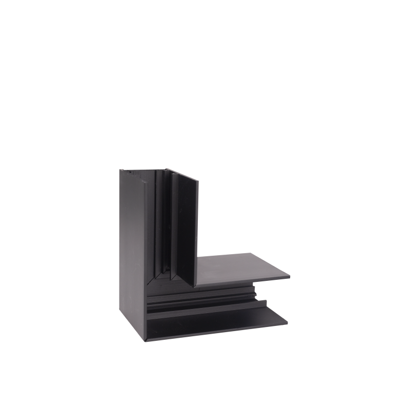 Maxlight MAGNETIC MEC 90° kampas magnetinei bėginei sistemai Juodas