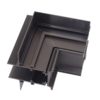 Maxlight MAGNETIC MEC magnetinio bėgelio kampinė jungtis Juoda