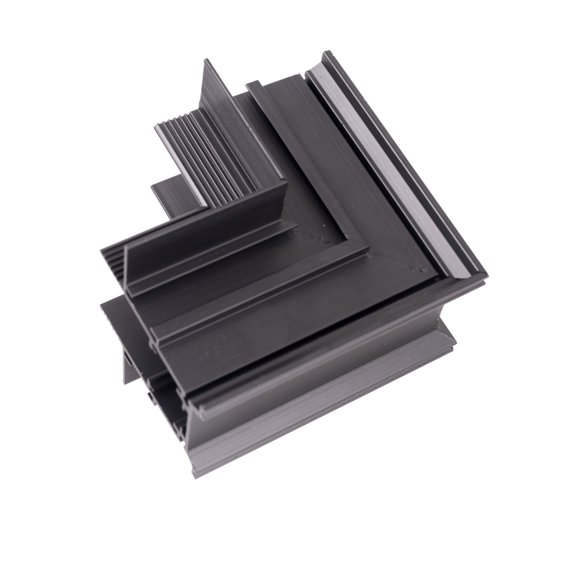 Magnetinio bėgelio kampas MAGNETIC MEC Juodas