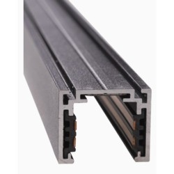 Magnetinis žemo profilio paviršinio montavimo bėgelis Maxlight MAGNETIC MEC 2m Juodas