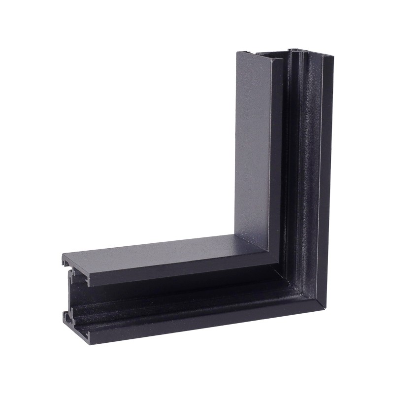 Magnetinio bėgelio 90° kampas Maxlight MAGNETIC MEC Juodas