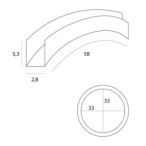 Magnetinis bėgis Maxlight MAGNETIC MEC 48V Juodas