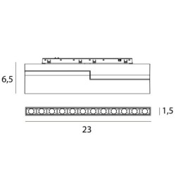 Šviestuvas Micro11 Foldable grid Integruotas LED 12W Juodas Zigbee
