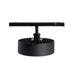 Bėginis šviestuvas Maxlight Micro11 Round grid 16W CCT Zigbee Juodas