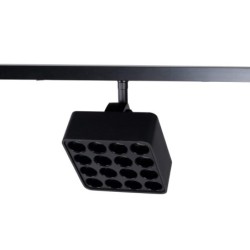Bėginis šviestuvas Maxlight Micro11 Square Grid 12W Juodas Zigbee