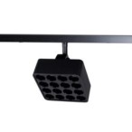 Bėginis šviestuvas Maxlight Micro11 Square Grid 12W Juodas Zigbee