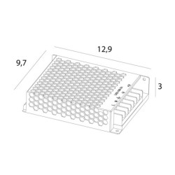 Maitinimo šaltinis Maxlight MICRO11 ACC 48V 100W Sidabrinis