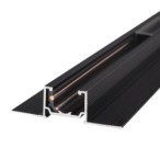 Įleidžiamas magnetinės sistemos bėgio profilis Maxlight Micro11 MEC 200cm Juodas