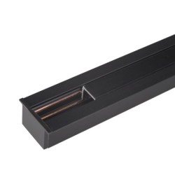 Magnetinės sistemos bėgelis Maxlight MICRO11 MEC įleidžiamas 48V Juodas