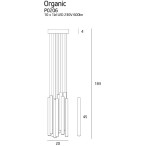 Pakabinamas šviestuvas Maxlight Organic Integruotas LED 10W Chromo