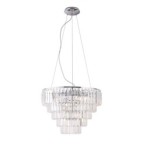Pakabinamas šviestuvas Monaco 15xG9 Chromo Ø60cm