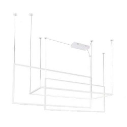 Pakabinamas šviestuvas Geometric 3xIntegruotas LED 79.8W Baltas