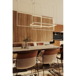 Pakabinamas šviestuvas Geometric 3xIntegruotas LED 79.8W Baltas