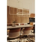 Pakabinamas šviestuvas Geometric 3xIntegruotas LED 79.8W Baltas