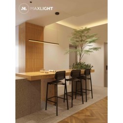 Pakabinamas šviestuvas Maxlight Trio I Integruotas LED 36W Juodas
