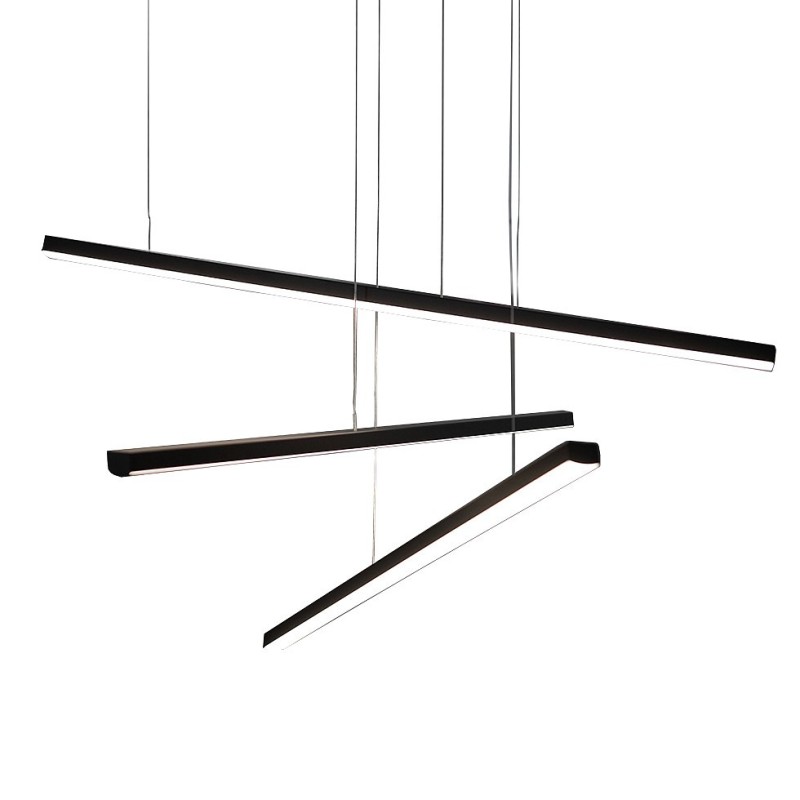 Pakabinamas šviestuvas Maxlight Trio III 36W Juodas
