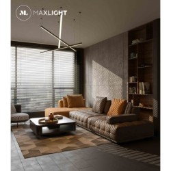Pakabinamas šviestuvas Maxlight Trio III 36W Juodas