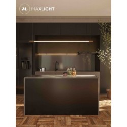 Pakabinamas šviestuvas Maxlight Organic Horizon Integruotas LED 16W Auksinis 100cm